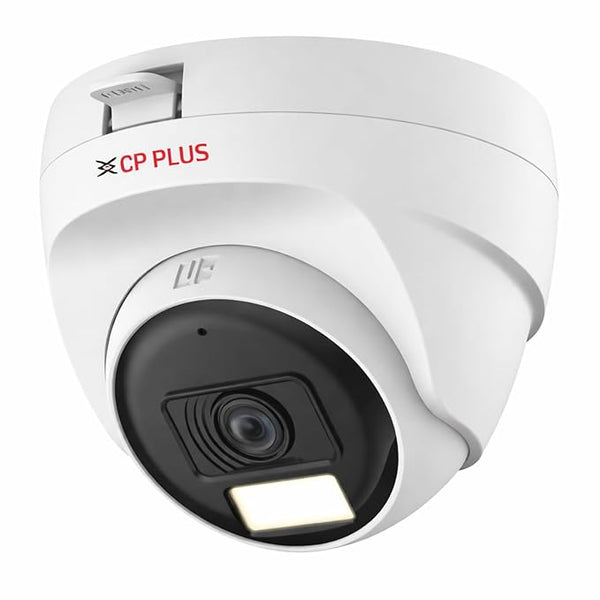 CP-Plus DC24PL3C-L 2.4MP HD Dual Light Hybrid Illumax Full Color-On-Motion IR Dome Security Camera | 3.6 mm Fixed Lens | Illumination Range of 30 Mtrs, IP67- CP-URC-DC24PL3C-L